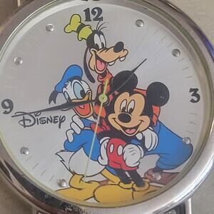 DISNEY 70 years of Friendship Watch Leather Band New Battery Special Edition